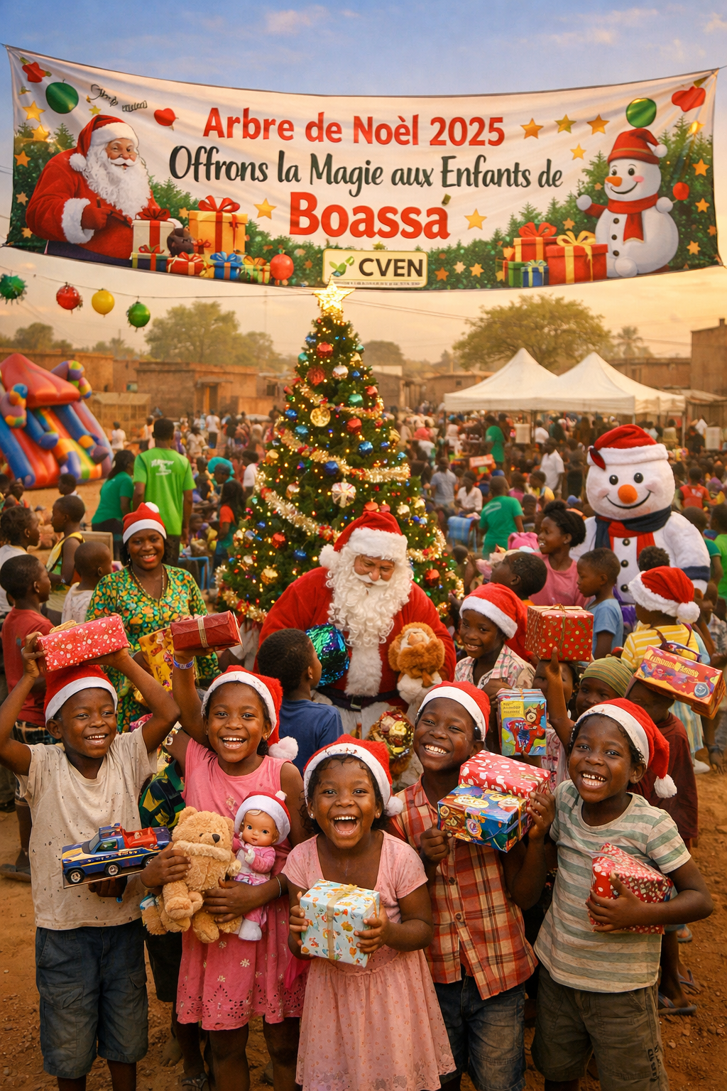 Arbre de Noël 2026 : Offrons la Magie aux Enfants de Boassa