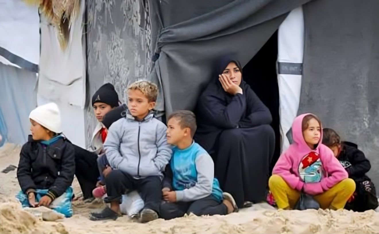 Establishing a camp for orphans in the northern Gaza Strip