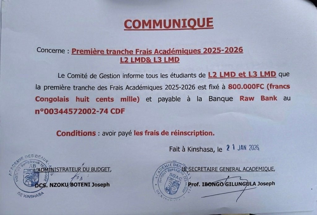 Aidez-moi à payer mes frais académiques et sauver mon année universitaire avant qu’il ne soit trop tard !