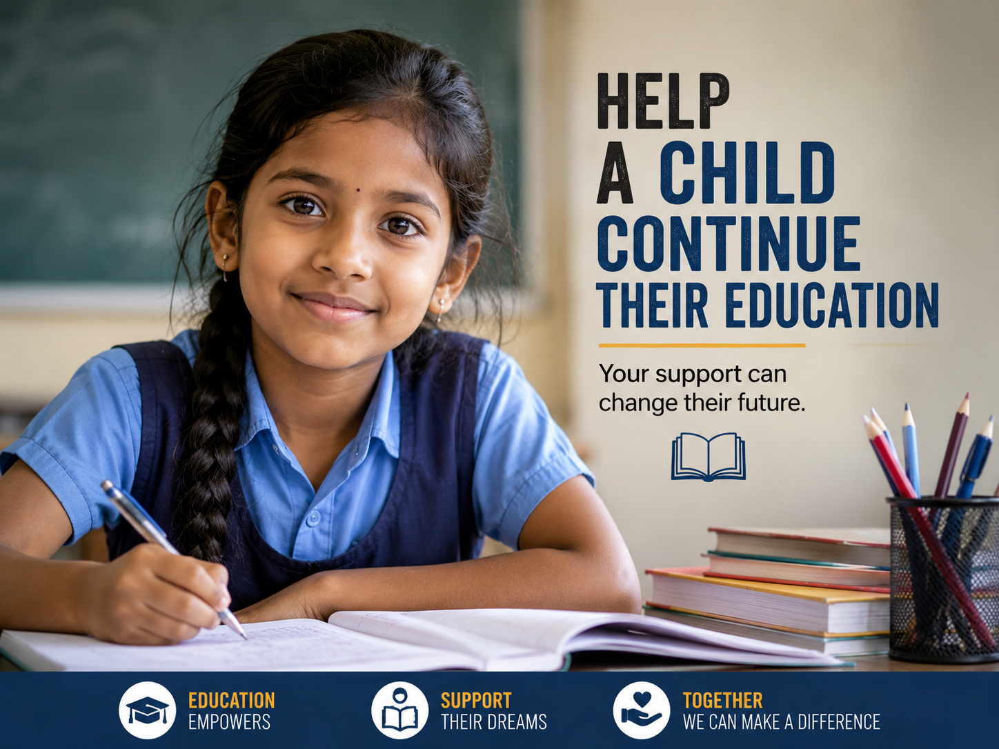 Help Build a Bright Future Through Education