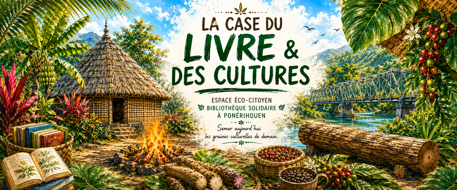 Bibliothèque Solidaire : La case du livre et des cultures