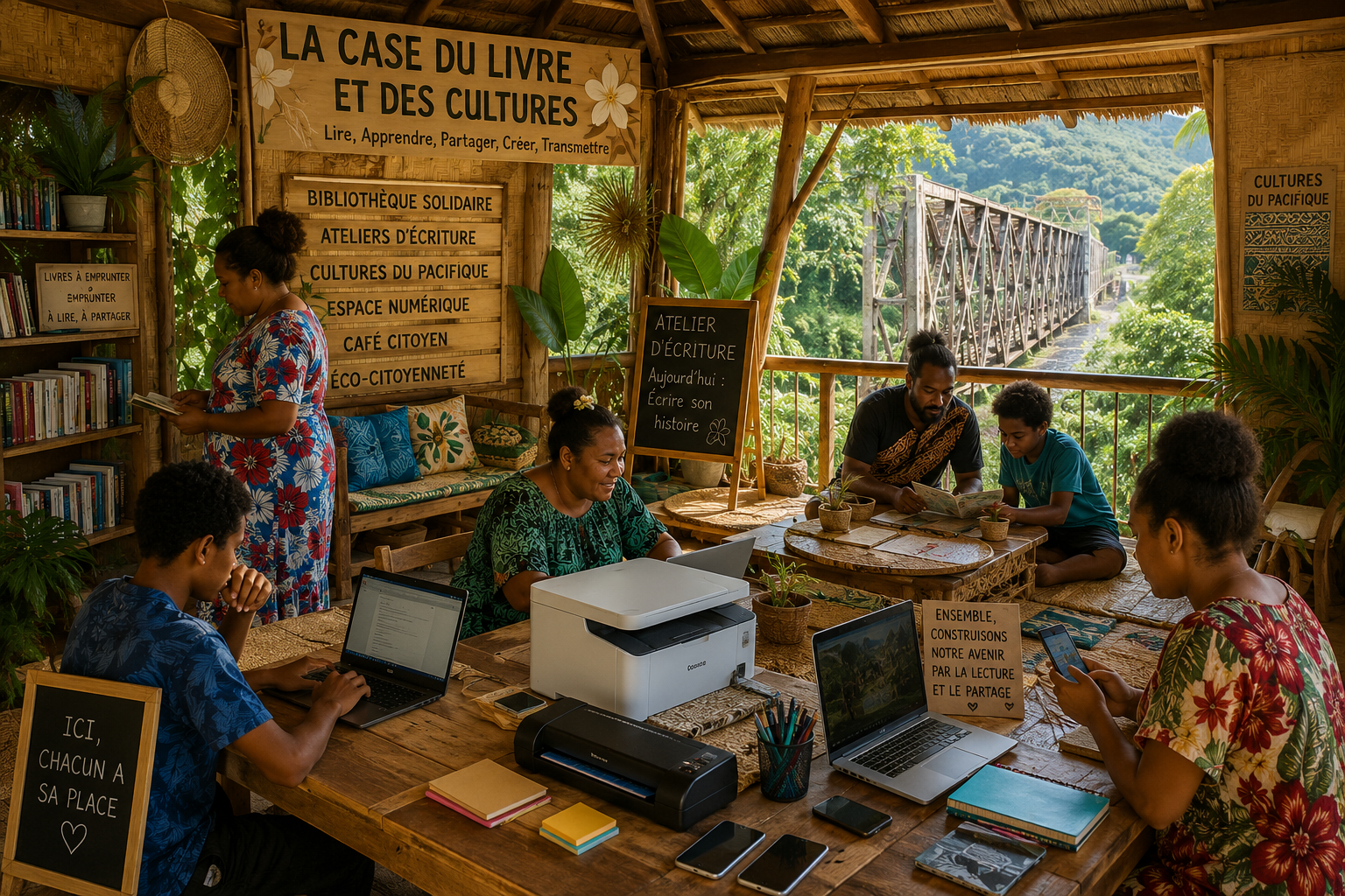 Équiper La Case du Livre et des Cultures