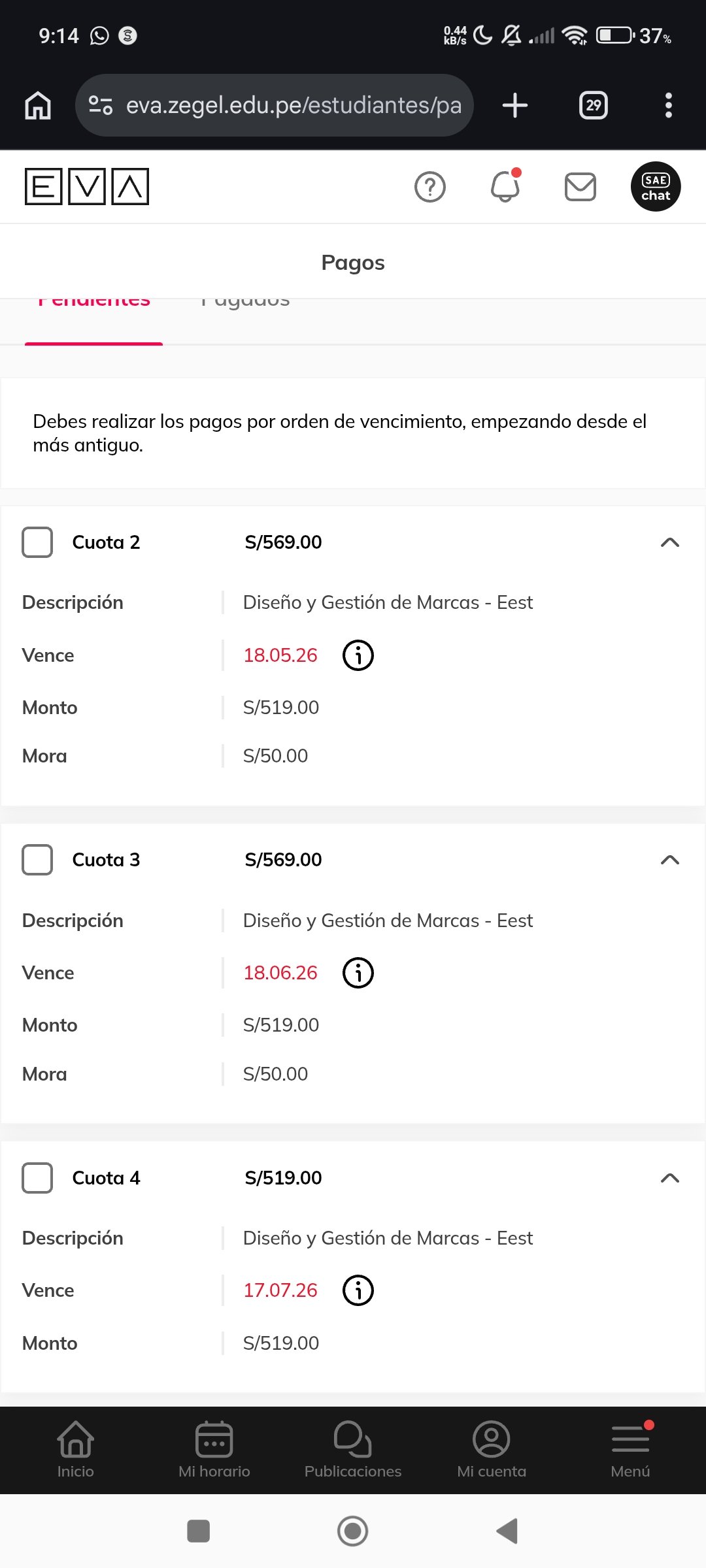 Ayuda para gasto de universidad