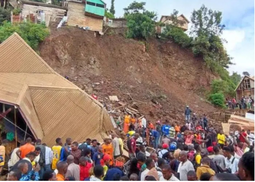 Alerte sur une catastrophe naturelle survenue à Kashebere dans la ZS de Kibua (Territoire de Walikale): sept morts, des blessés, et plus de 20 disparus suite à un glissement de terre à Burutsi, près de Kashebere